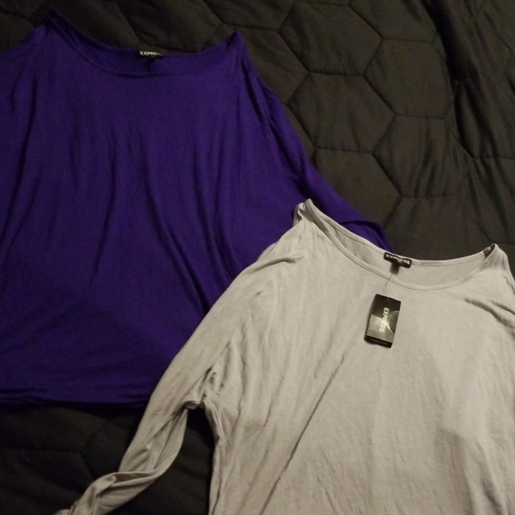 Express Tops - 💜 New Express Cold Shoulder Tops Blouses